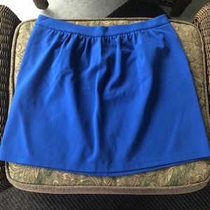 J. Crew Royal Blue Bright Mini A-Line Skirt